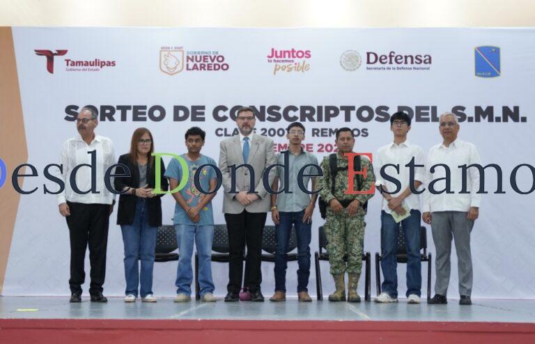 Realizan sorteo de conscriptos del Servicio Militar Nacional
