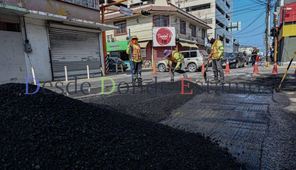 Plan Emergente de Bacheo supera los 15 mil m2 de asfalto rehabilitado