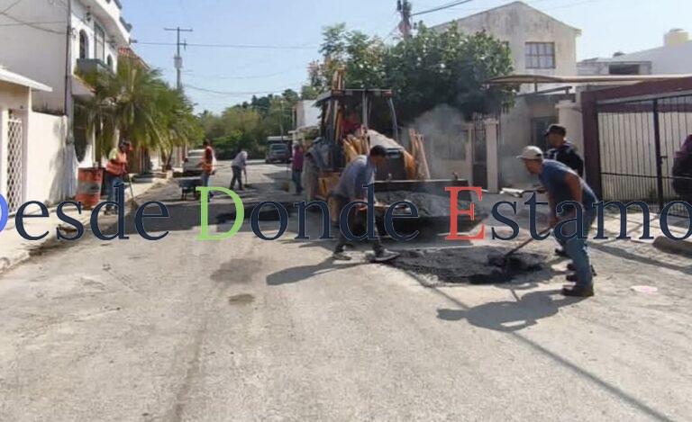 Plan Emergente de Bacheo supera los 15 mil m2 de asfalto rehabilitado en Victoria