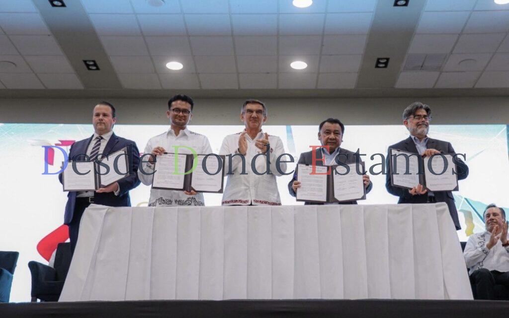 Firma Tamaulipas carta de colaboración con las Agencias de Energía del Norte