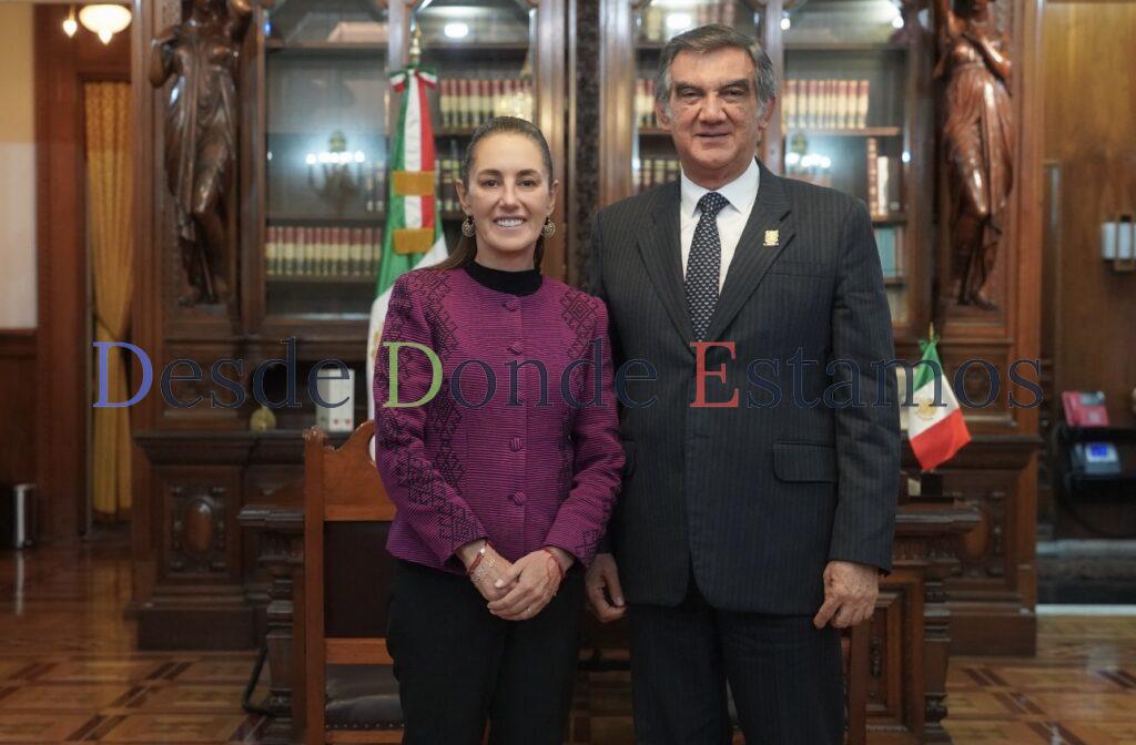 Ante la presidenta Sheinbaum, Américo refrenda compromiso con la transformación