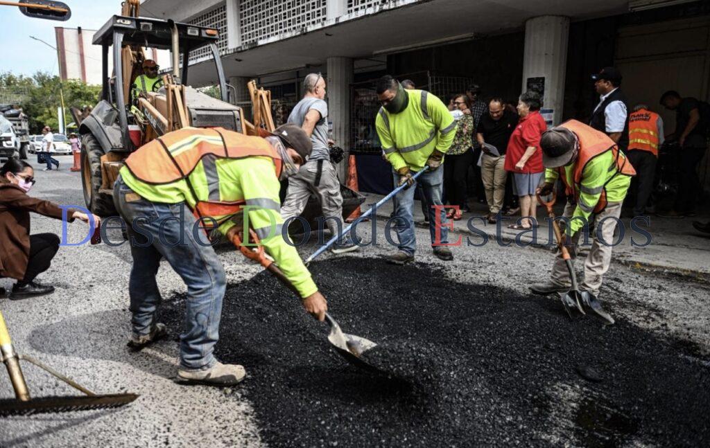 Intensifican bacheo en zona centro de Victoria