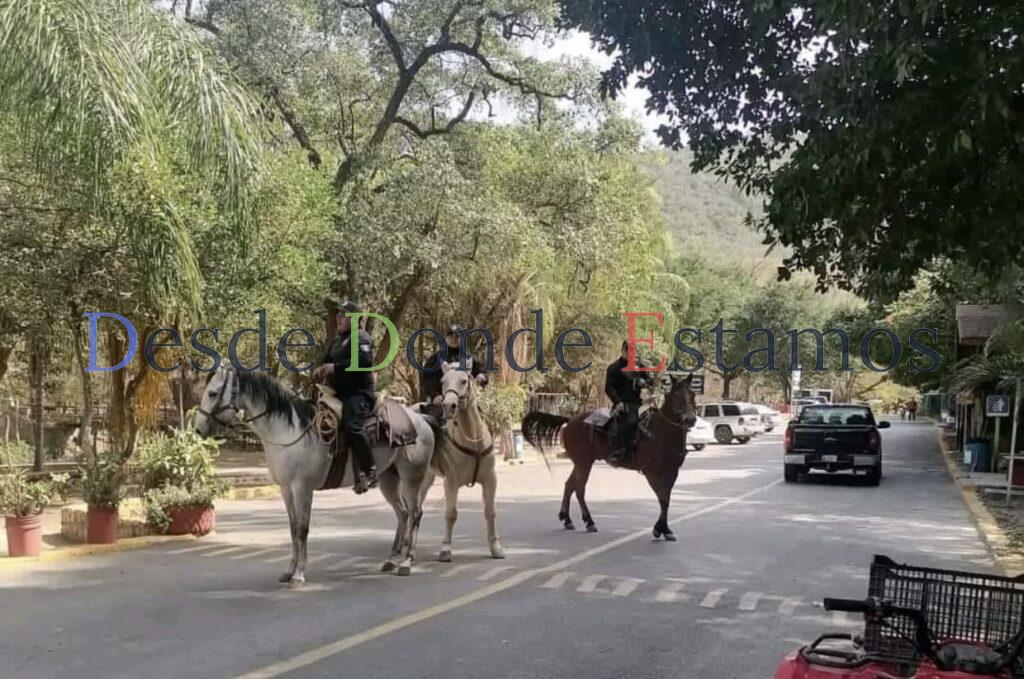 Con policía montada, reforzarán seguridad