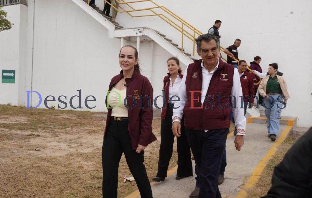 Supervisan Américo y Carmen Lilia avances de obras en planta PITAR