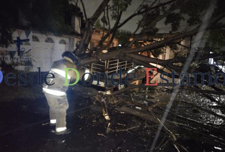 Atiende Protección Civil afectaciones por intensa lluvia