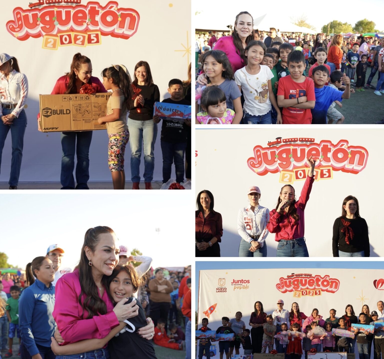 Lleva Carmen Lilia alegría a niñez con Juguetón 2025 en colonia Palmares