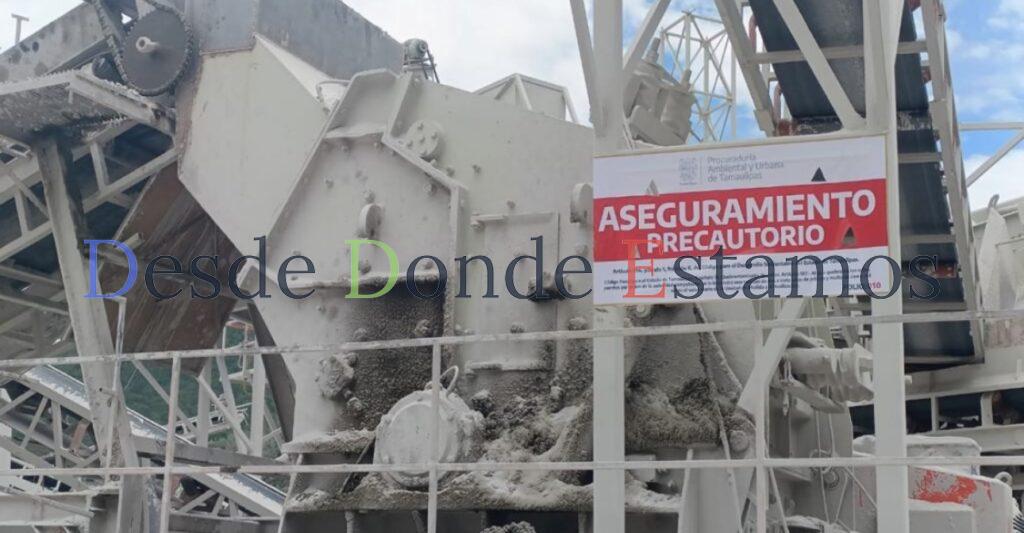 Bancos para extracción de material, operan en la irregularidad