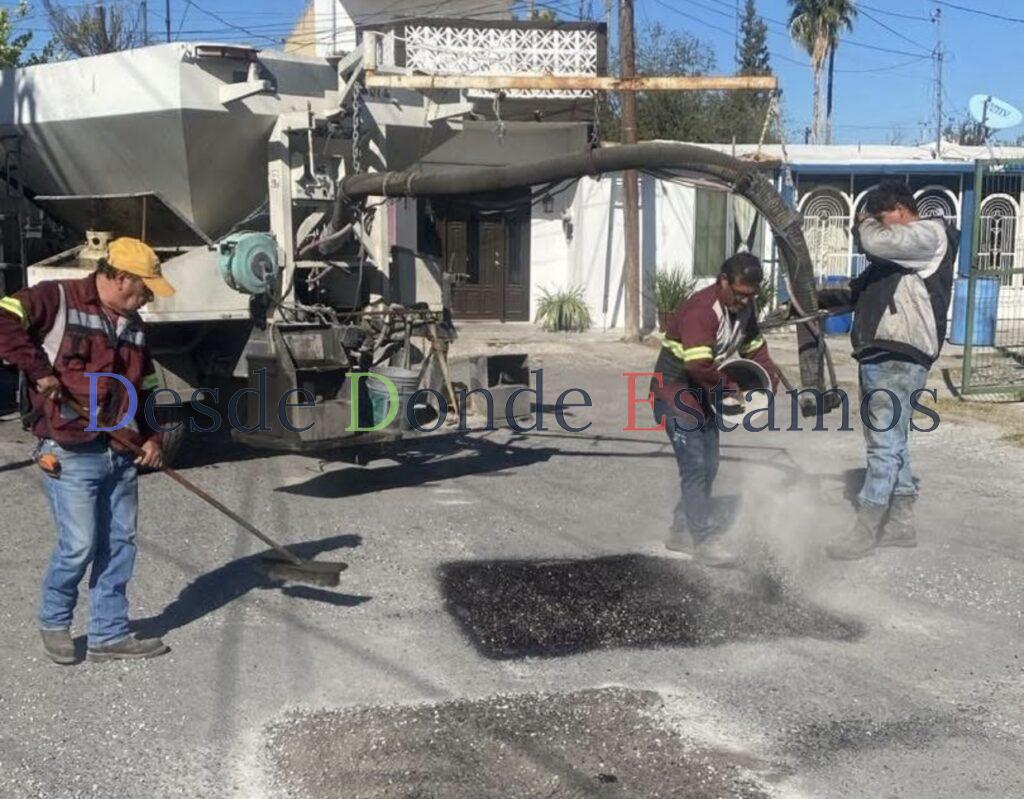 Mantiene Servicios Públicos Primarias programa permanente de bacheo