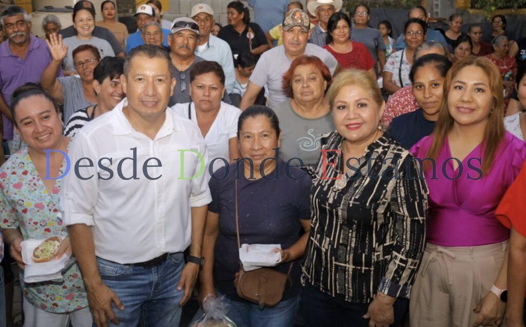 Lleva Municipio apoyo alimentario a vecinos de la colonia Enfermeras