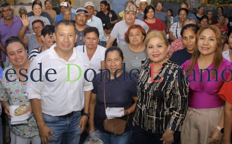 Lleva Municipio apoyo alimentario a vecinos de la colonia Enfermeras