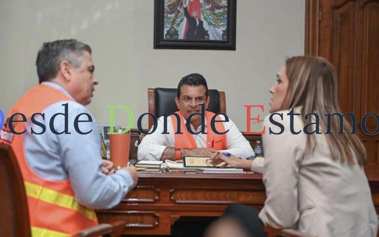 Sostiene Lalo Gattás reunión con Tesorero y Gerente de COMAPA
