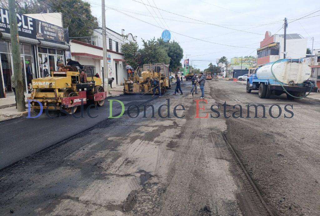 Inicia gobierno de Victoria pavimentación en la Héroe de Nacozari