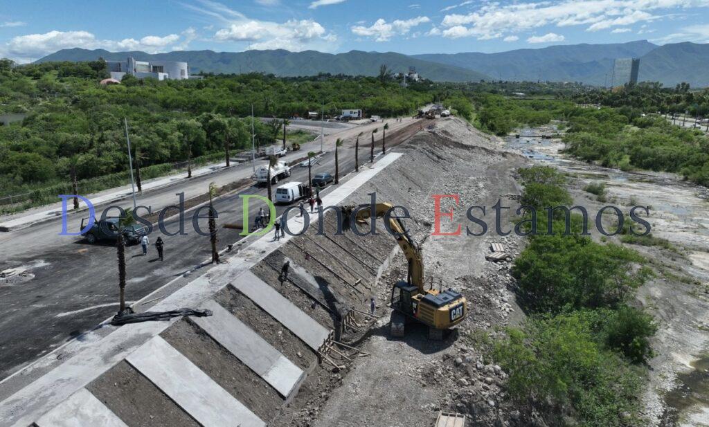 Construyen colectores en rio San Marcos como parte de ampliación de boulevard