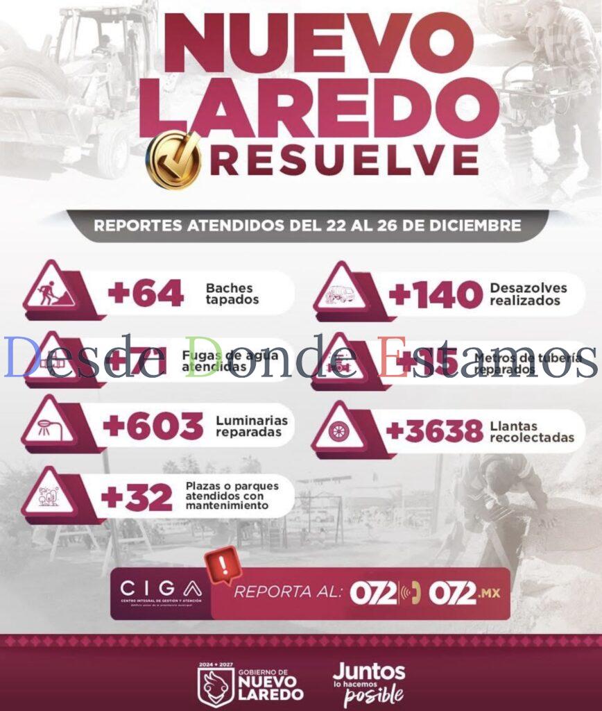 Atiende Municipio reportes ciudadanos durante fin de año