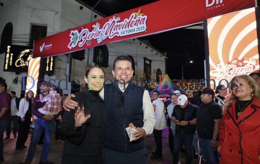 Encienden Lucy y Lalo Gattás fiestas navideñas en la Capital