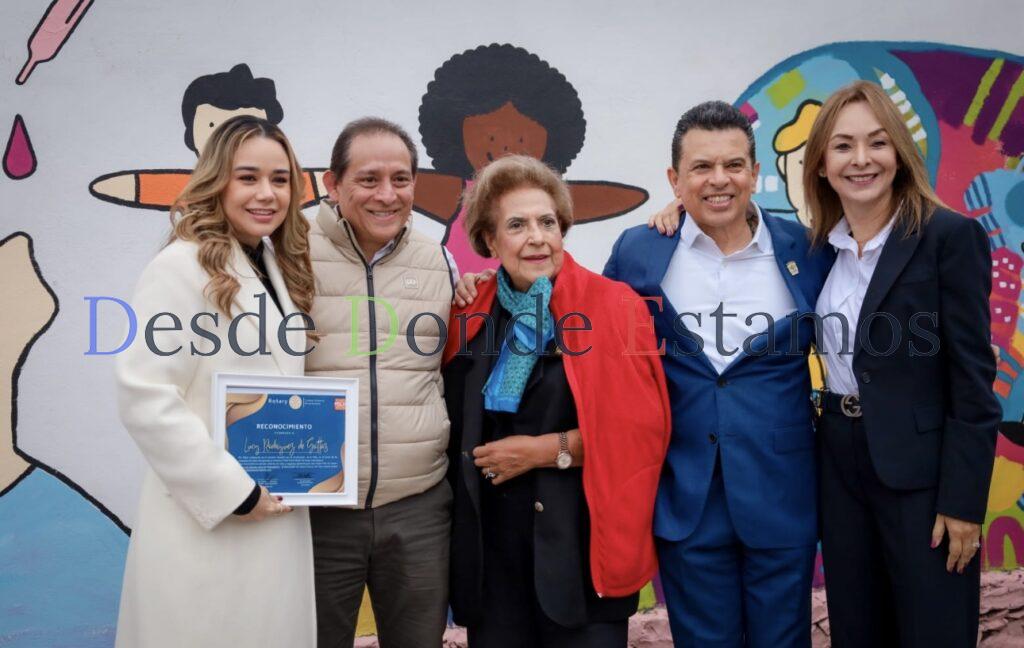 Presentaron el mural “End Polio Now”