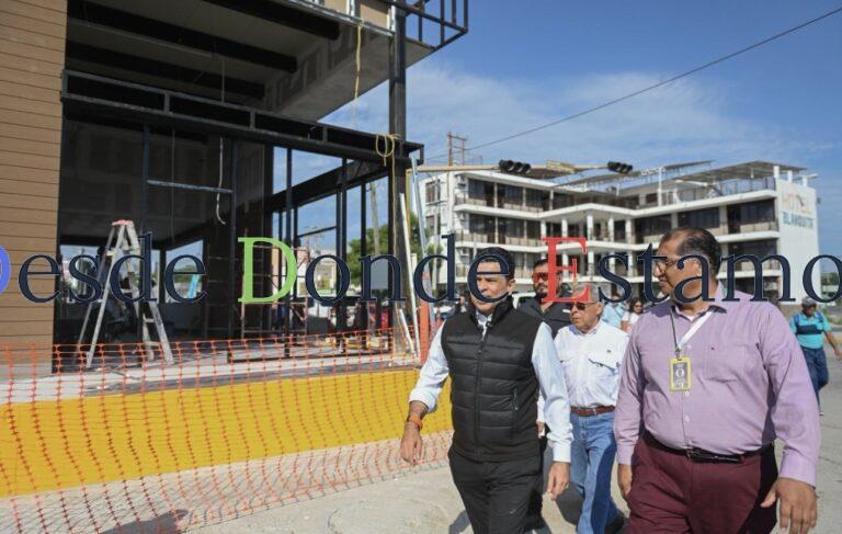Supervisa alcalde avance de remodelación de central de autobuses de Victoria