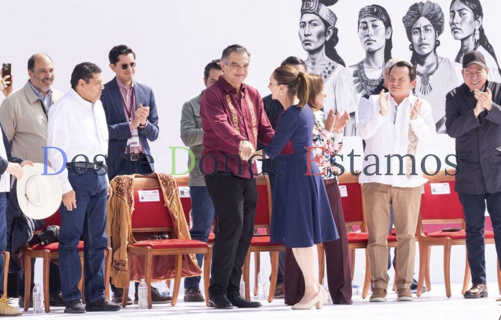 Acompaña Américo a la presidenta Sheinbaum en celebración de 7 años de la 4T