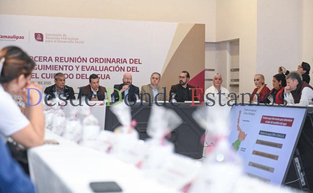 Preside alcalde de Victoria reunión de Semáforo del Cuidado del Agua