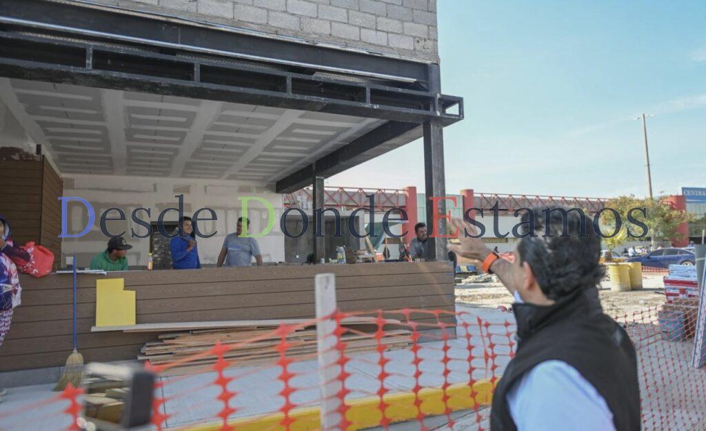 Supervisa alcalde avance de remodelación de central de autobuses de Victoria