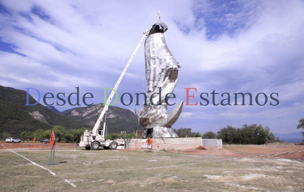 Escultura de Virgen de la Misericordia avanza hacia su entrega