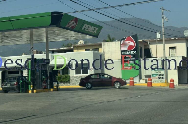 Venta de gasolina por las noches, solo con pago de tarjeta