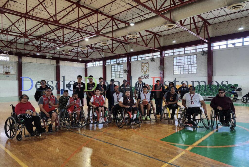 Promueven actividades inclusivas con exhibición de básquetbol sobre sillas de ruedas