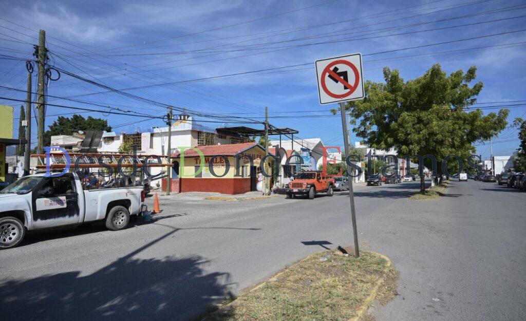 Anuncia SEDUMA cambio de sentido vial en calle Sierra Vista del Fracc. Villarreal