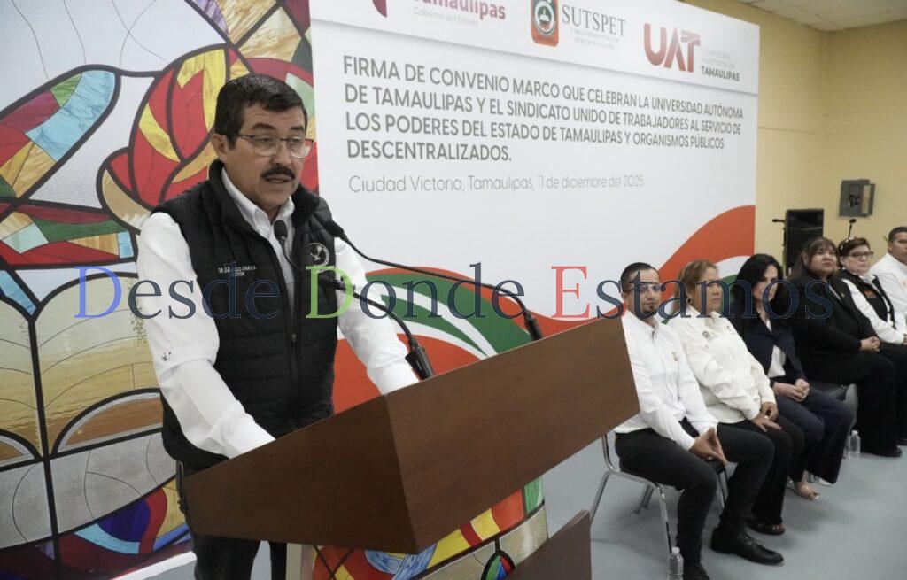 Otorgará la UAT becas a hijos de trabajadores del SUTSPET