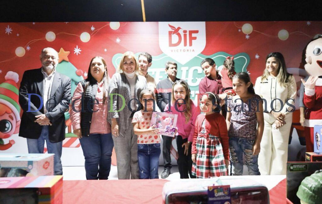 Posada navideña lleva alegría a más de 460 niñas y niños de la colonia Esfuerzo Popular