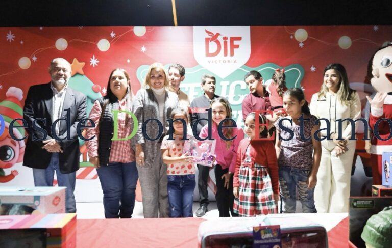 Posada navideña lleva alegría a más de 460 niñas y niños de la colonia Esfuerzo Popular