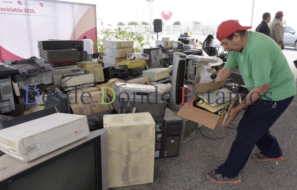 Responde ciudadanía al llamado ambiental con Reciclatón