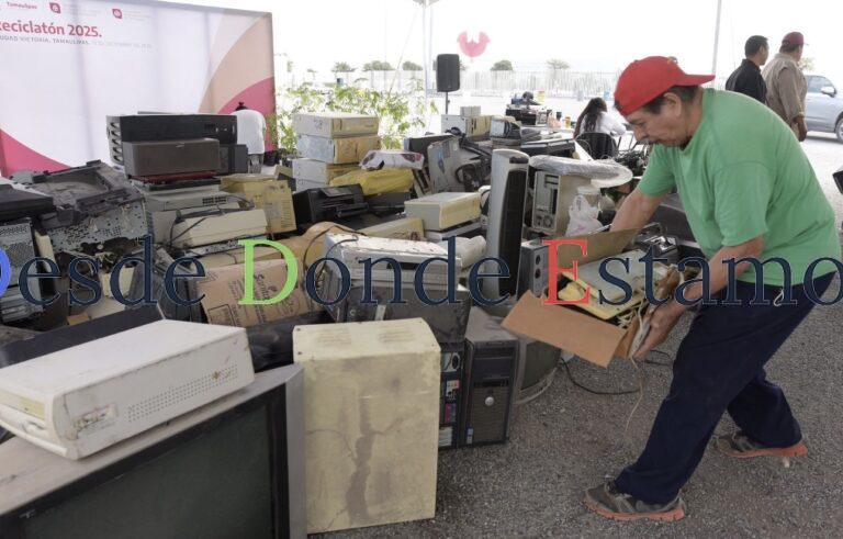 Responde ciudadanía al llamado ambiental con Reciclatón