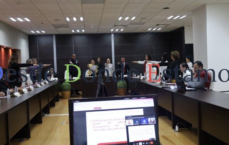 Instala Tamaulipas el Comité del Subsistema de Transparencia