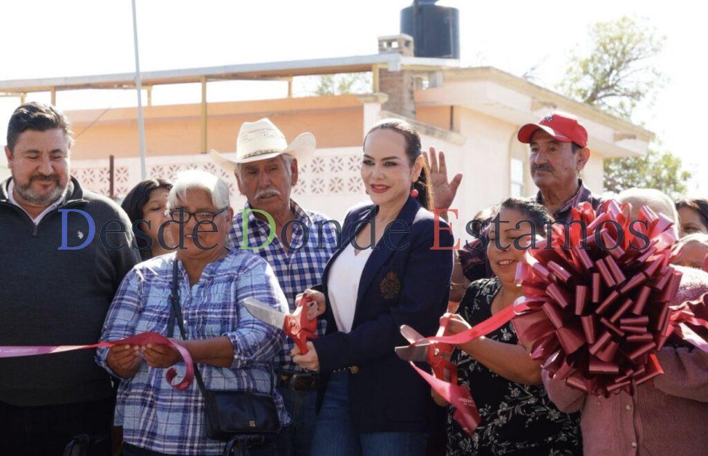 Entrega Carmen Lilia obras estratégicas de debajo y colectores pluviales