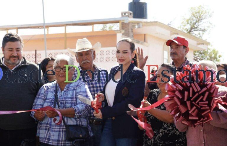 Entrega Carmen Lilia obras estratégicas de debajo y colectores pluviales