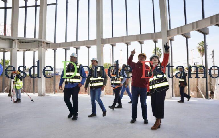 Supervisa Carmen Lilia avance en construcción de Museo de Ciencia y Tecnología