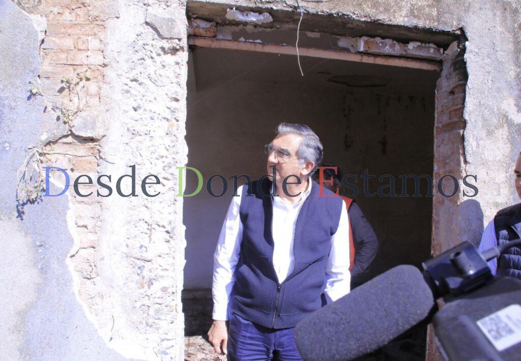 Transformará Américo edificio abandonado en modernas oficinas gubernamentales