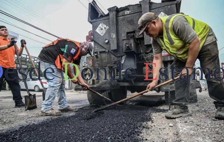 Intensifica Municipio trabajos de bacheo en periodo vacacional