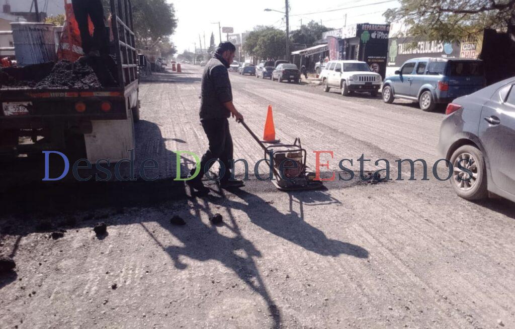 Repara Municipio daños por lluvia en avenida 27 para programar pavimentación