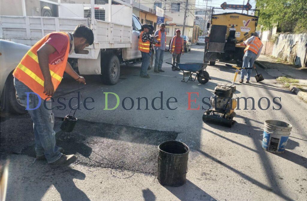 Intensifica Municipio trabajos de bacheo en periodo vacacional