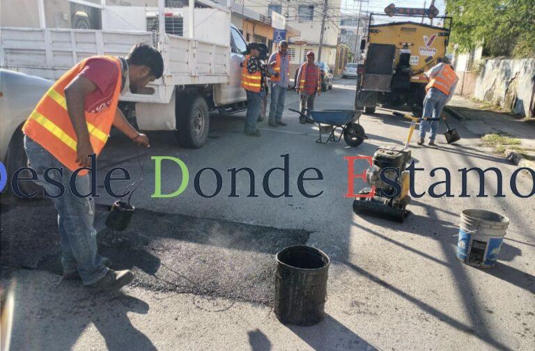 Intensifica Municipio trabajos de bacheo en periodo vacacional