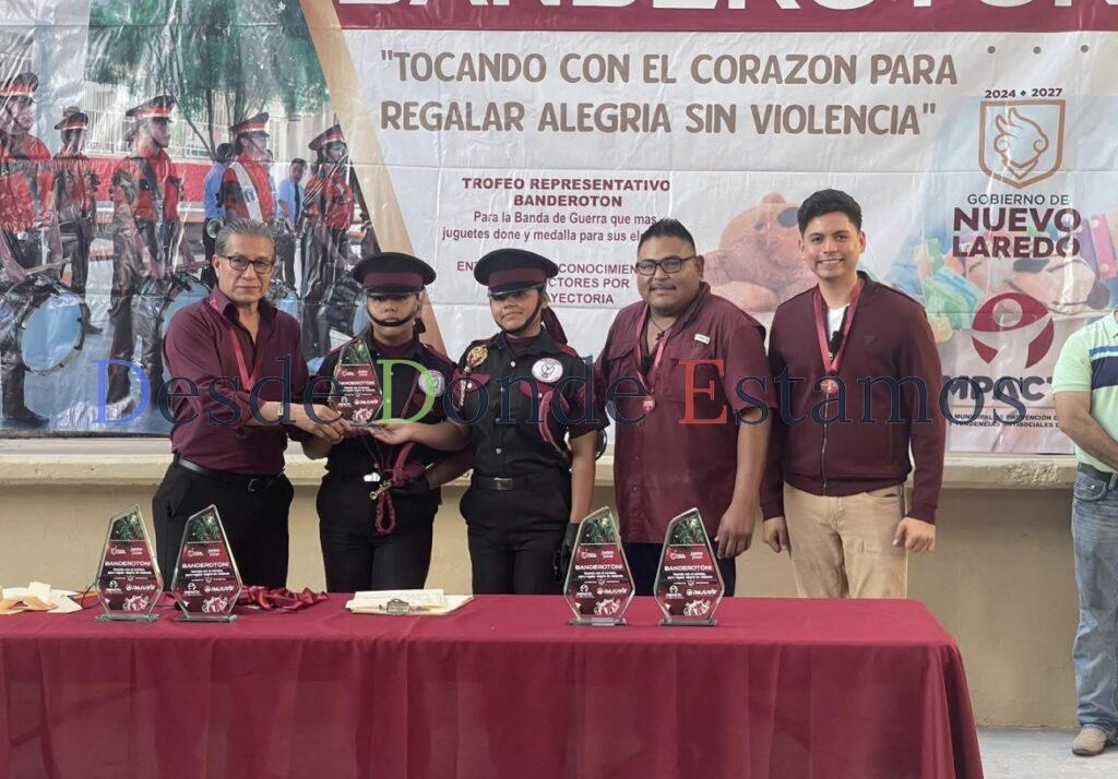 Fortalecen en Nuevo Laredo valores cívicos y patrióticos