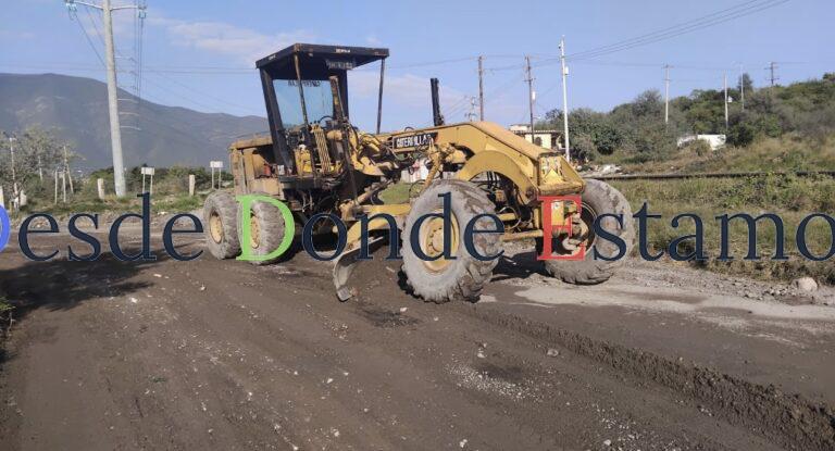 Mejora Municipio movilidad en calles de colonias y caminos ejidales