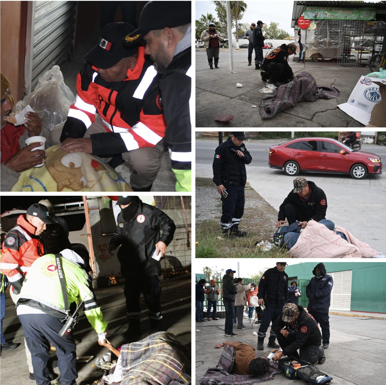 Asiste PC de Victoria a 17 personas por frío extremo