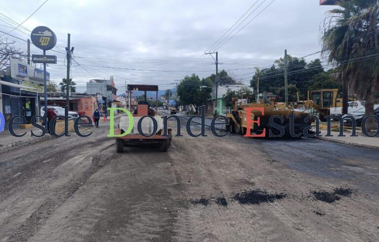 Inicia gobierno de Victoria pavimentación en la Héroe de Nacozari