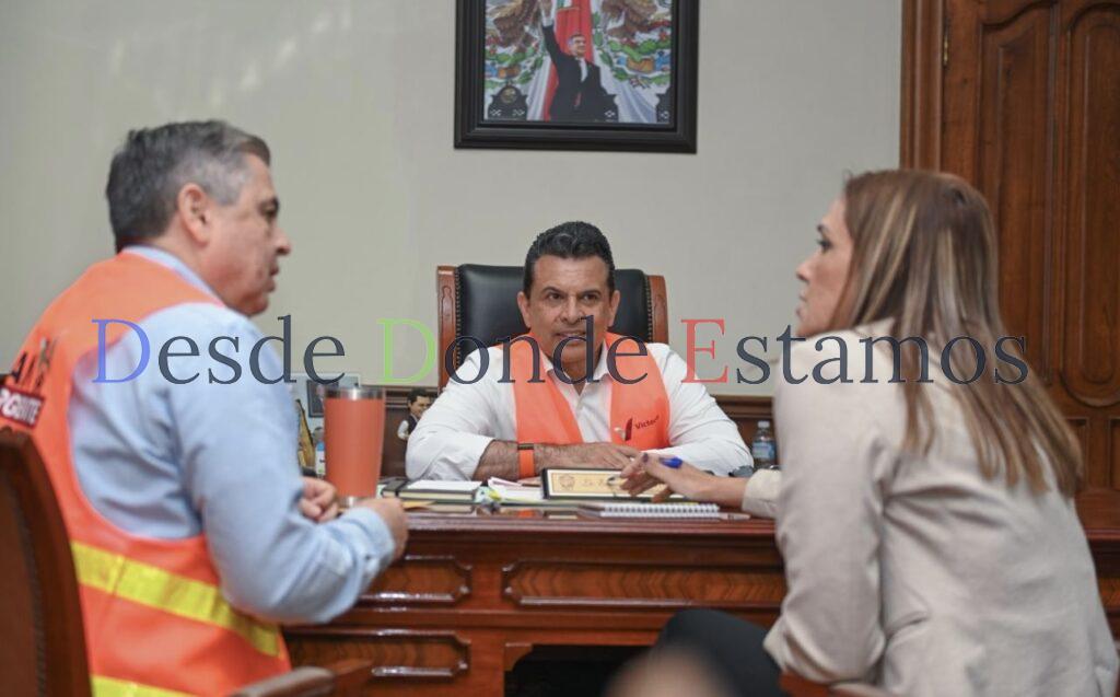 Sostiene Lalo Gattás reunión con Tesorero y Gerente de COMAPA