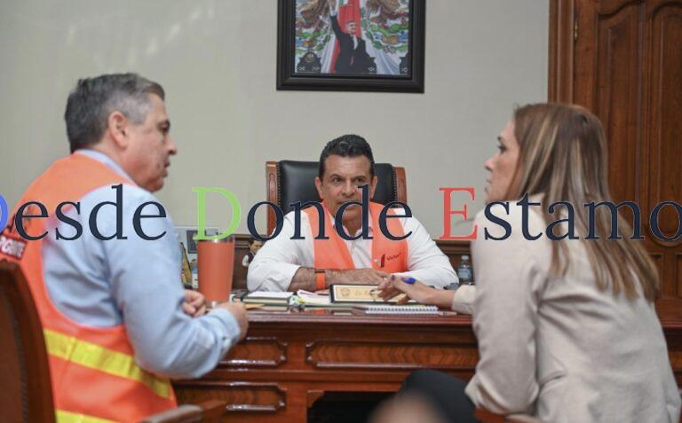 Sostiene Lalo Gattás reunión con Tesorero y Gerente de COMAPA