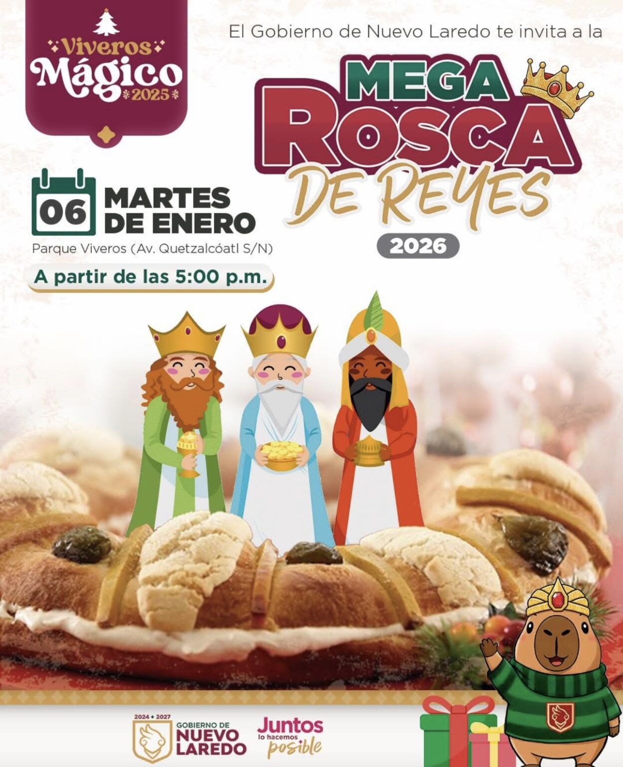La magia de los Reyes llega a Nuevo Laredo