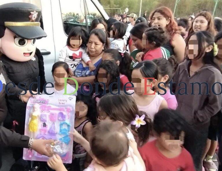 Guardia Estatal convive con niñez de ejidos, hospital y casa hogar